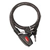 CABLE CANDADO FLEXIBLE LLAVE PLANA 80CM